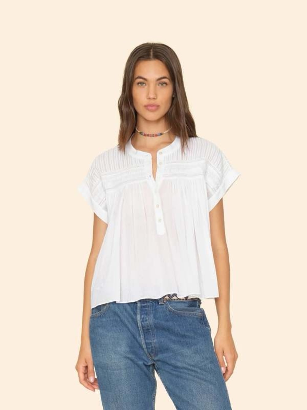 Xirena Luane Top White Size XS